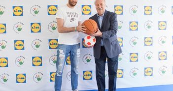 Vicente del Bosque y Rudy Fernández promueven un desayuno saludable, completo y en familia