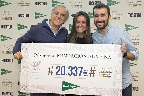 La Fundación Aladina recibe una donación de 20.300 euros para la nueva UCI del Hospital Niño Jesús