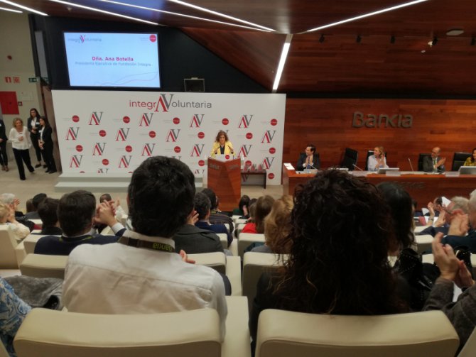 La presidenta de Fundación Integra, Ana Botella, en "Integra Voluntaria". / asz EFE