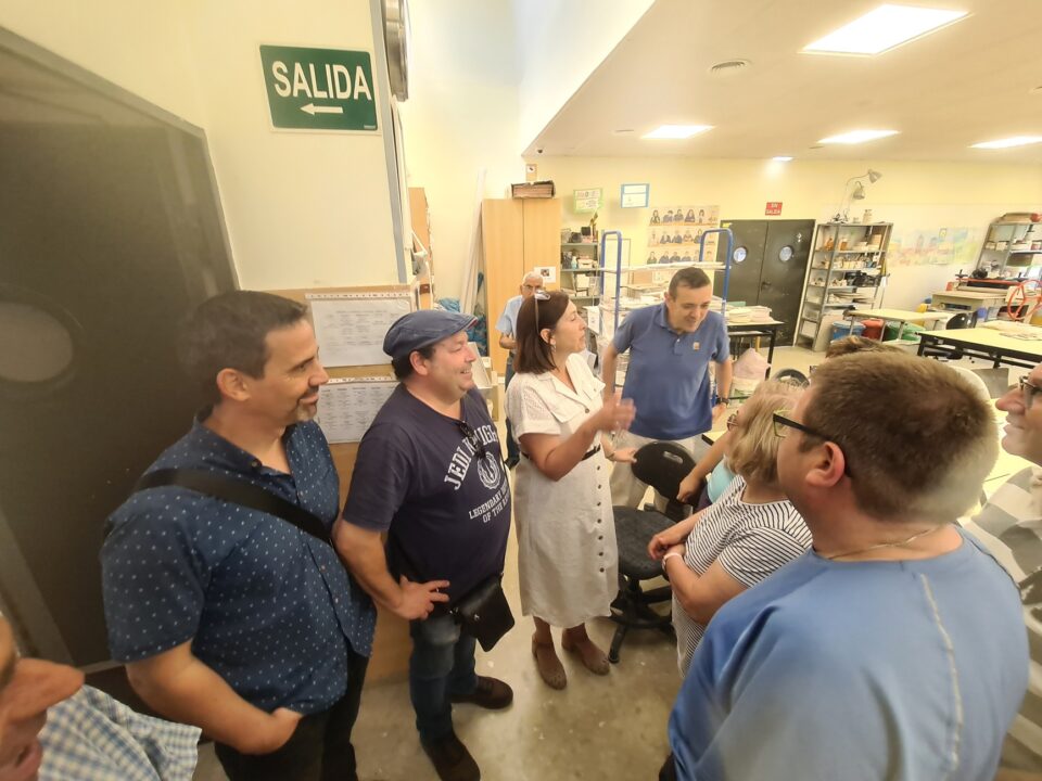 Jorge Asín y Bernal visitan el CEE Amibil de Calatayud