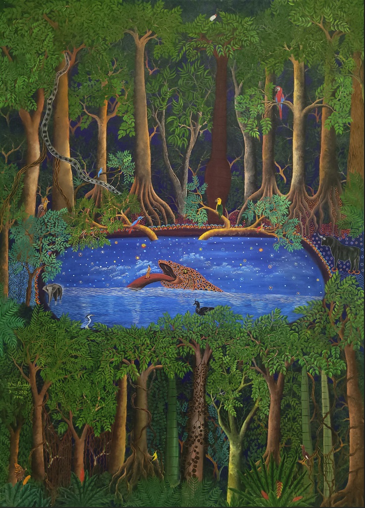 El lago prohibido. Dimas Paredes