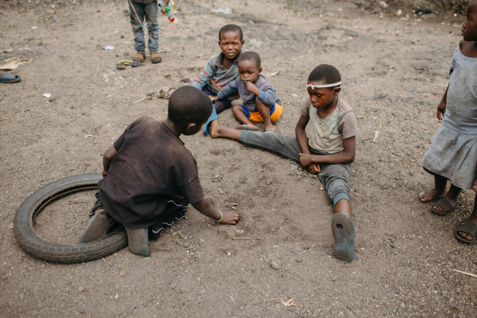 Bulengo IDP camp on the outskirts of Goma, DRC.