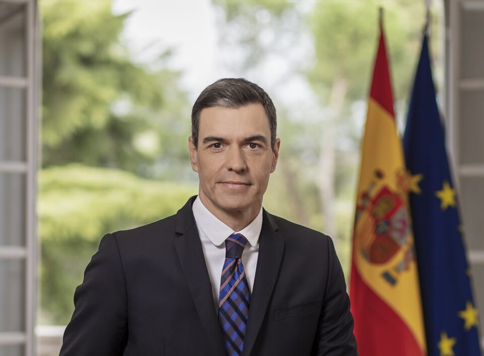 Foto oficial del presidente del Gobierno, Pedro Sánchez.