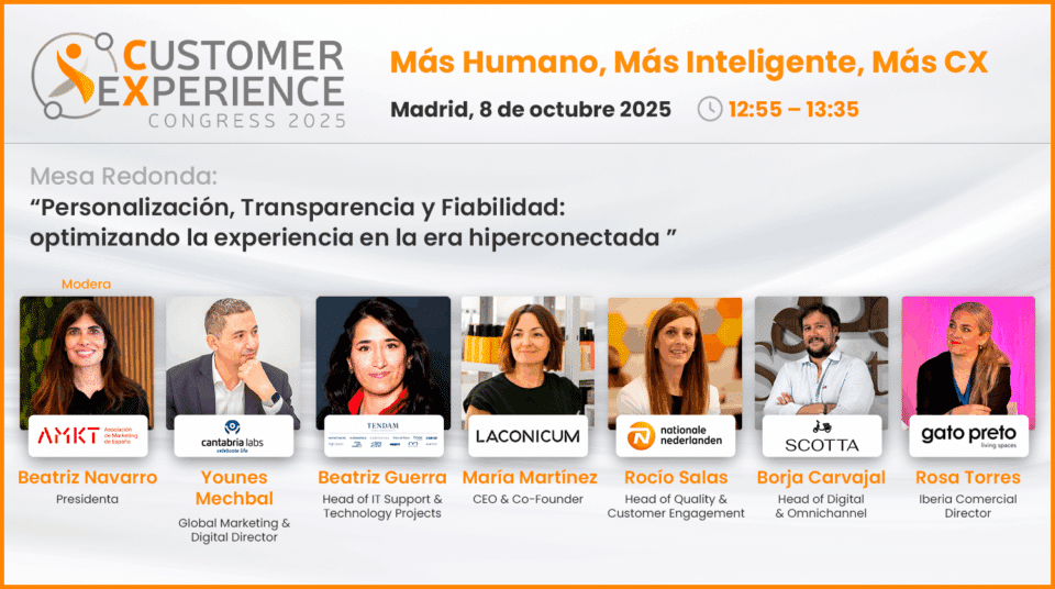 Personalización, transparencia y fiabilidad claves estratégicas para impulsar el CX en la era hiperconectada