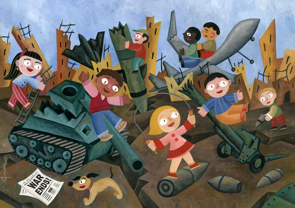 david vela niños y guerras